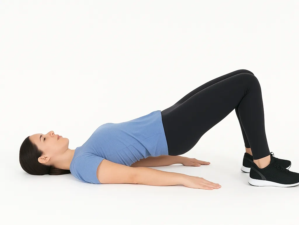 تمرین اصلاحی پل برای درمان سر رو به جلو