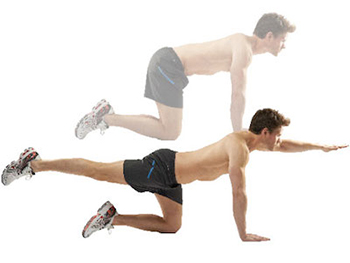 ورزش برای تقویت عضلات کمر 33